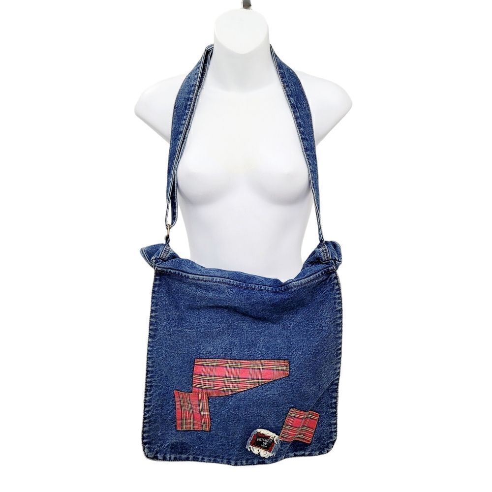 Vintage 90s Jean Crossbody Bag